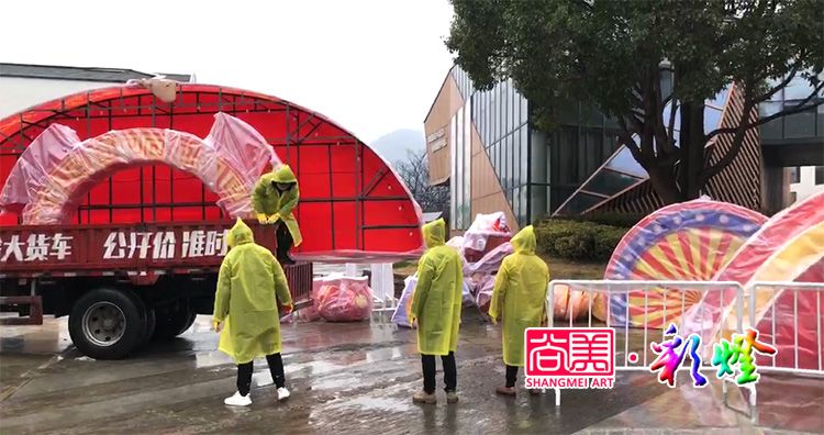 2022年春節(jié)蘇州彩燈——跨越2400公里，運(yùn)輸彩燈到甲方指定安裝地