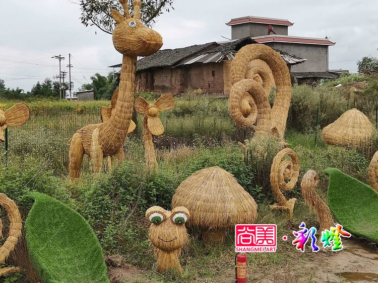 稻草草雕藝術的特點、工藝和適用場景